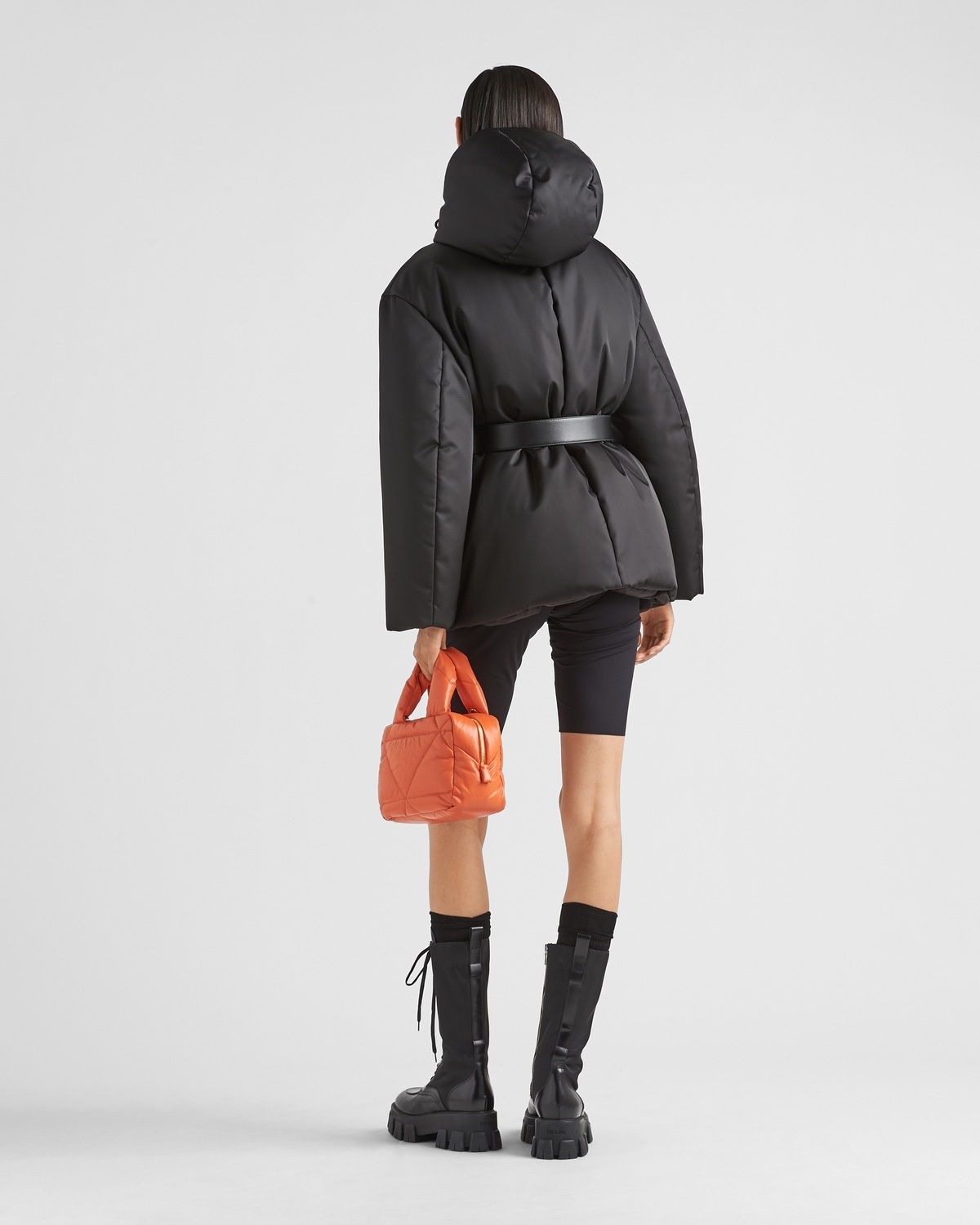 Re-Nylon hooded down jacket - 5