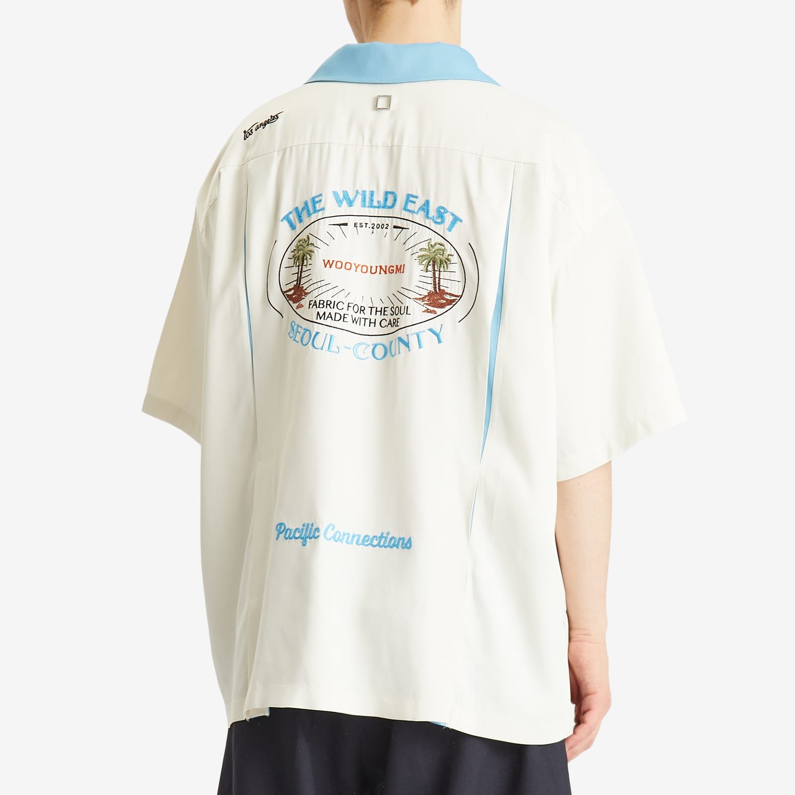 Wooyoungmi Contrast Collar Vacation Shirt - 3