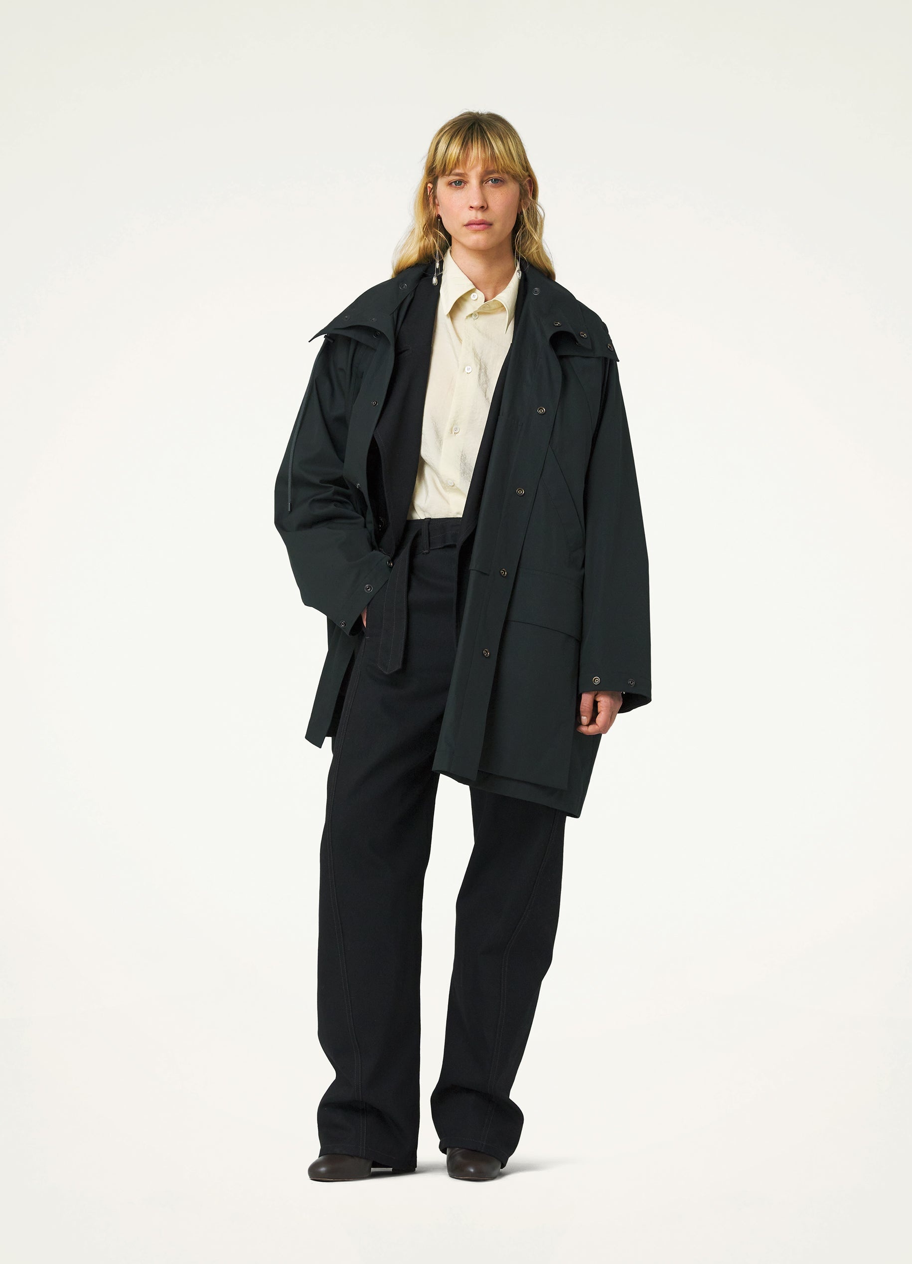 RAINCOAT WITH DETACHABLE HOOD - 2