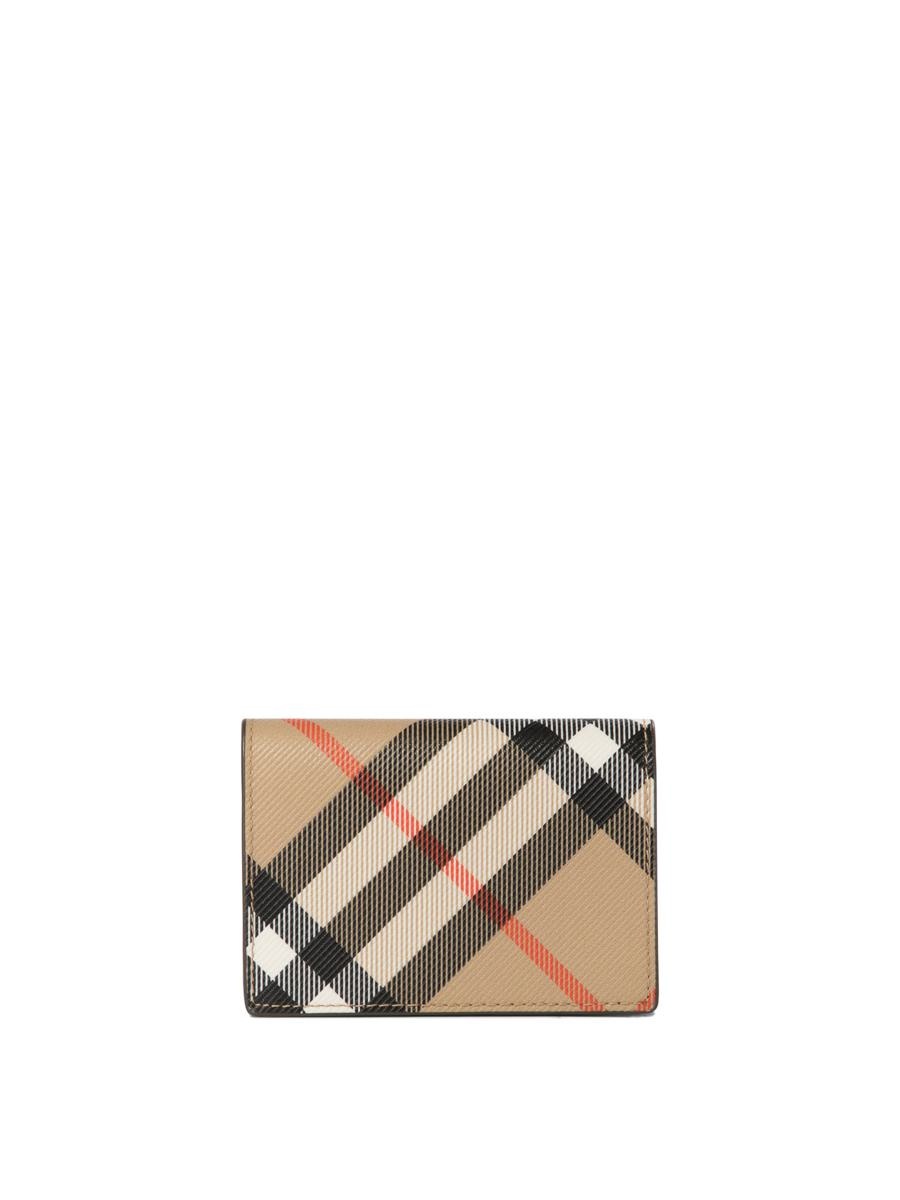 Burberry "Check" Bi-Fold Card Holder - 1