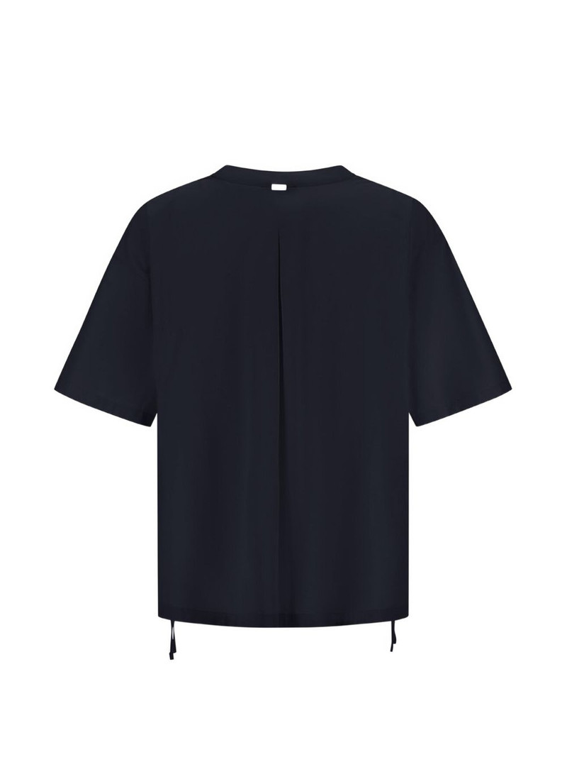 Herno drawstring-hem T-shirt outlook