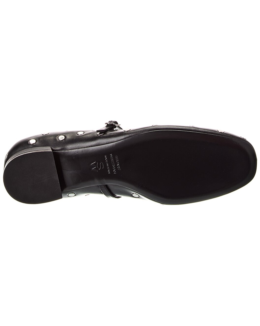 Stuart Weitzman Claris Stud Leather Ballet Flt - 4