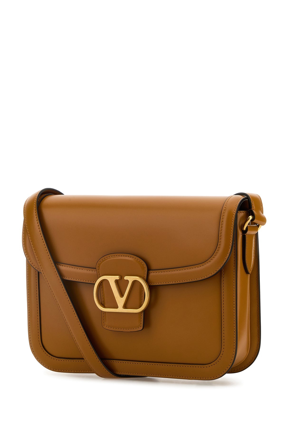 Camel leather 9TO5 shoulder bag - 2