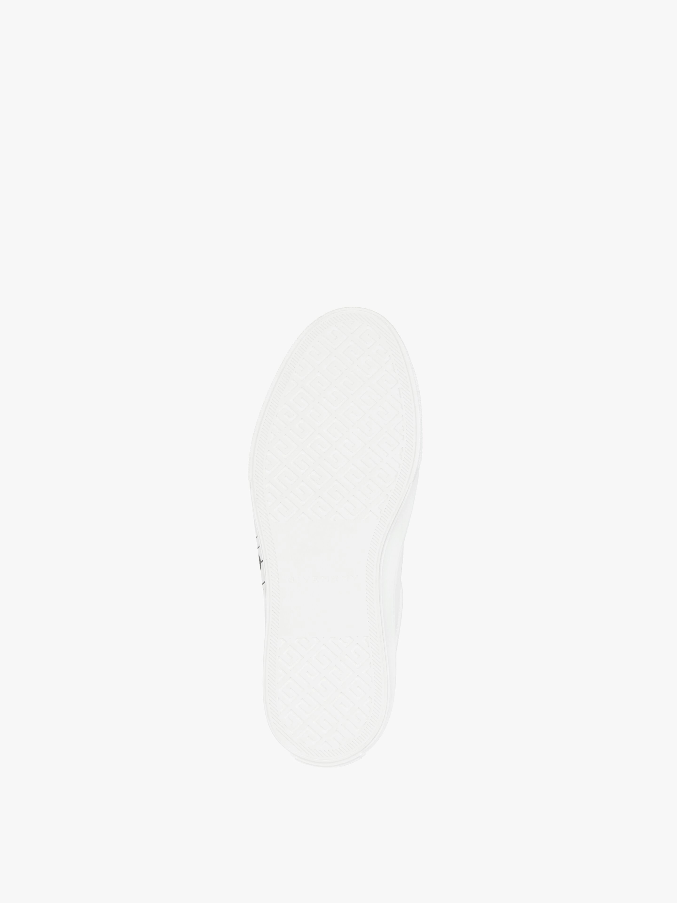 SNEAKERS IN LEATHER WITH TAG EFFECT  4G PRINT - 5