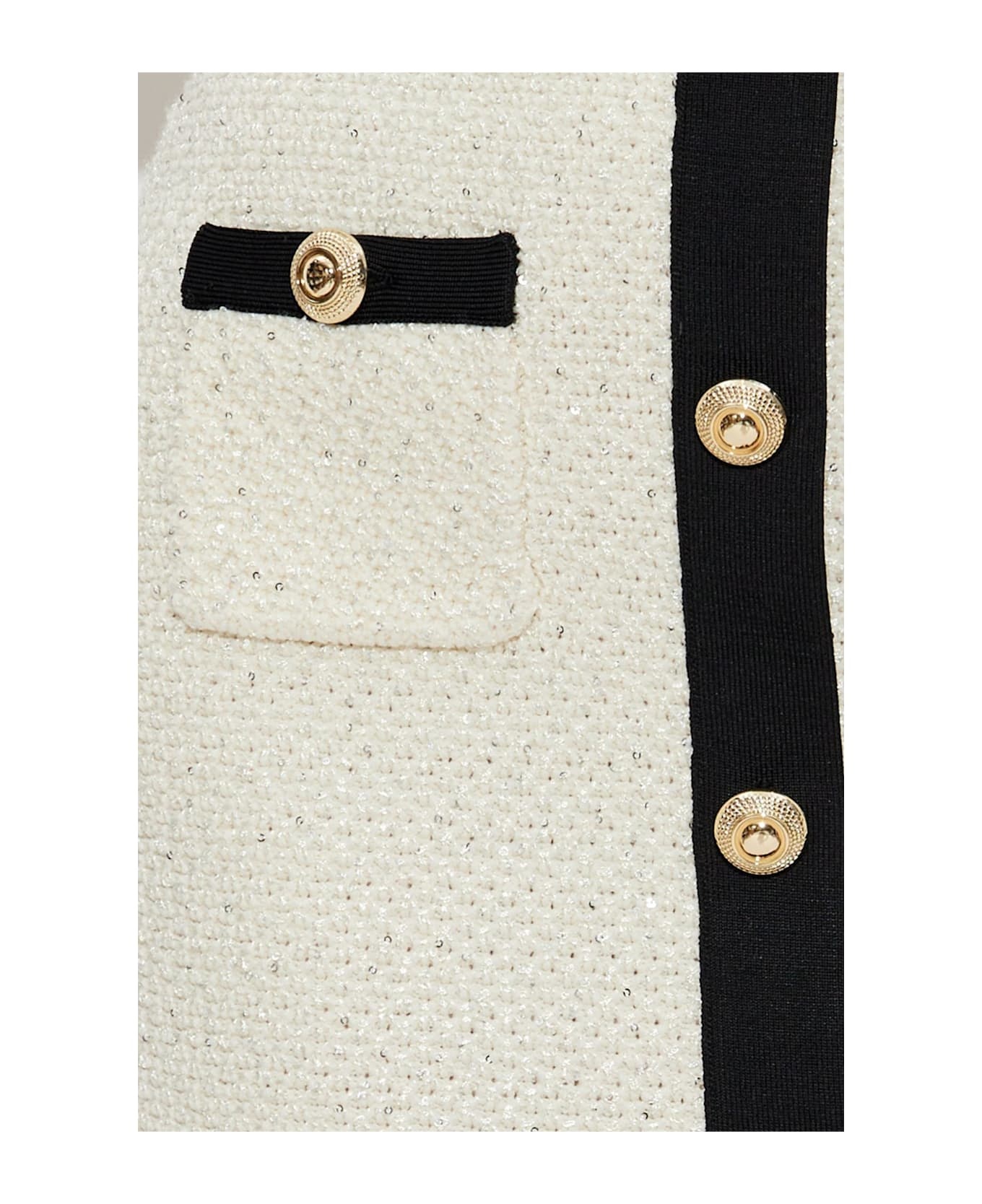 Self Portrait Skirt With Shimmering Appliqués - 5