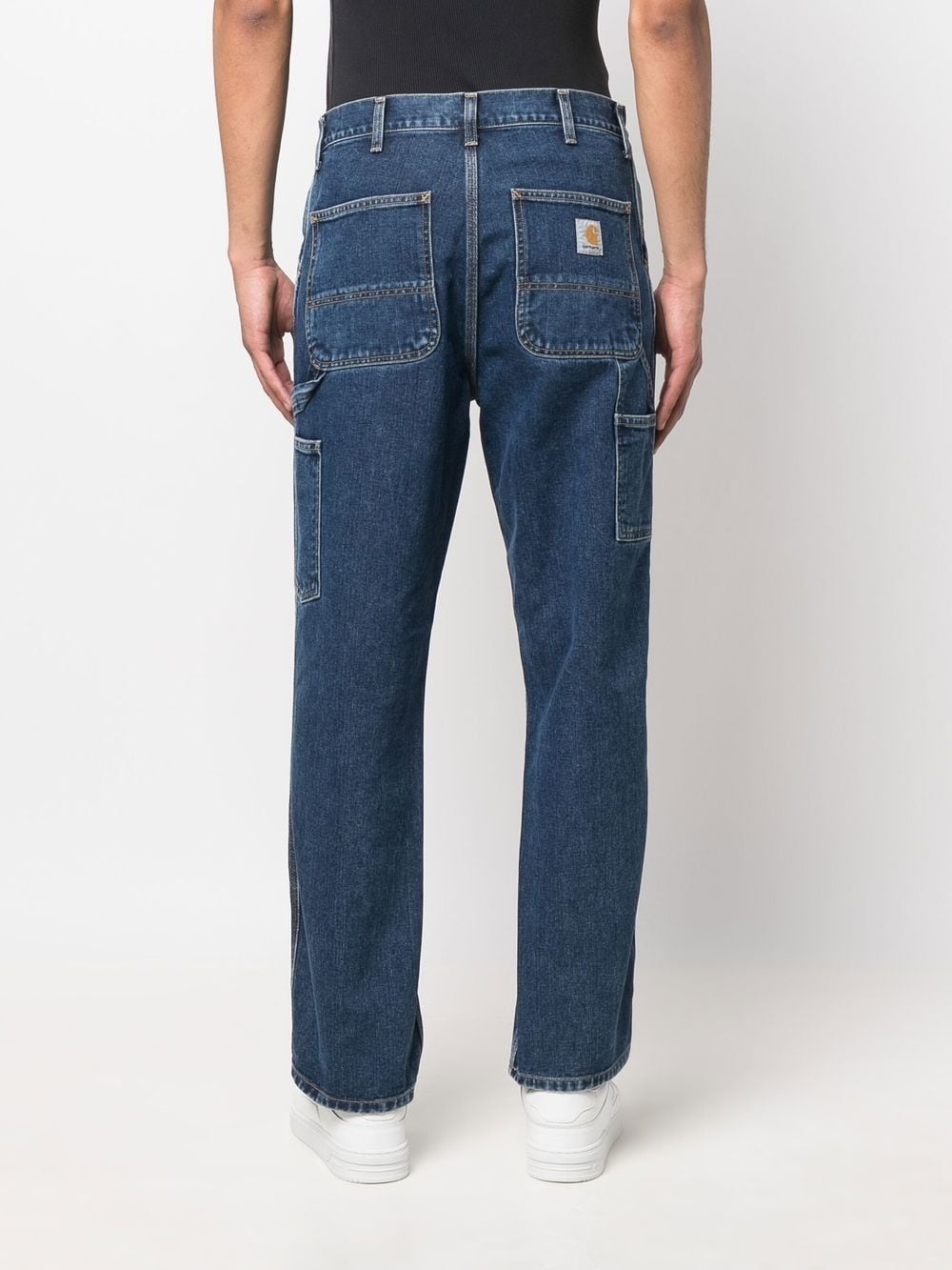 Single Knee straight-leg jeans - 4