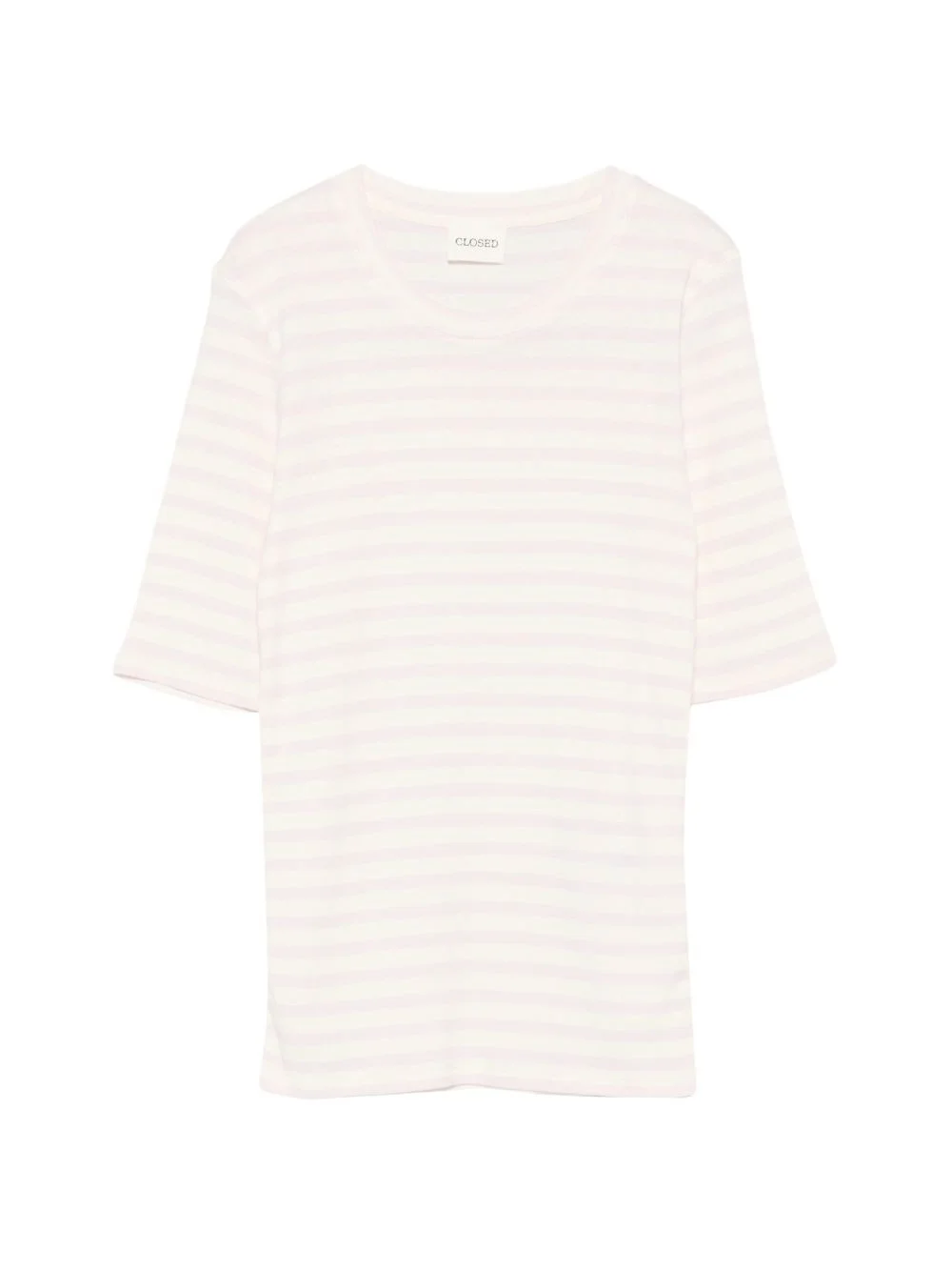 Striped cotton blend sweater - 1
