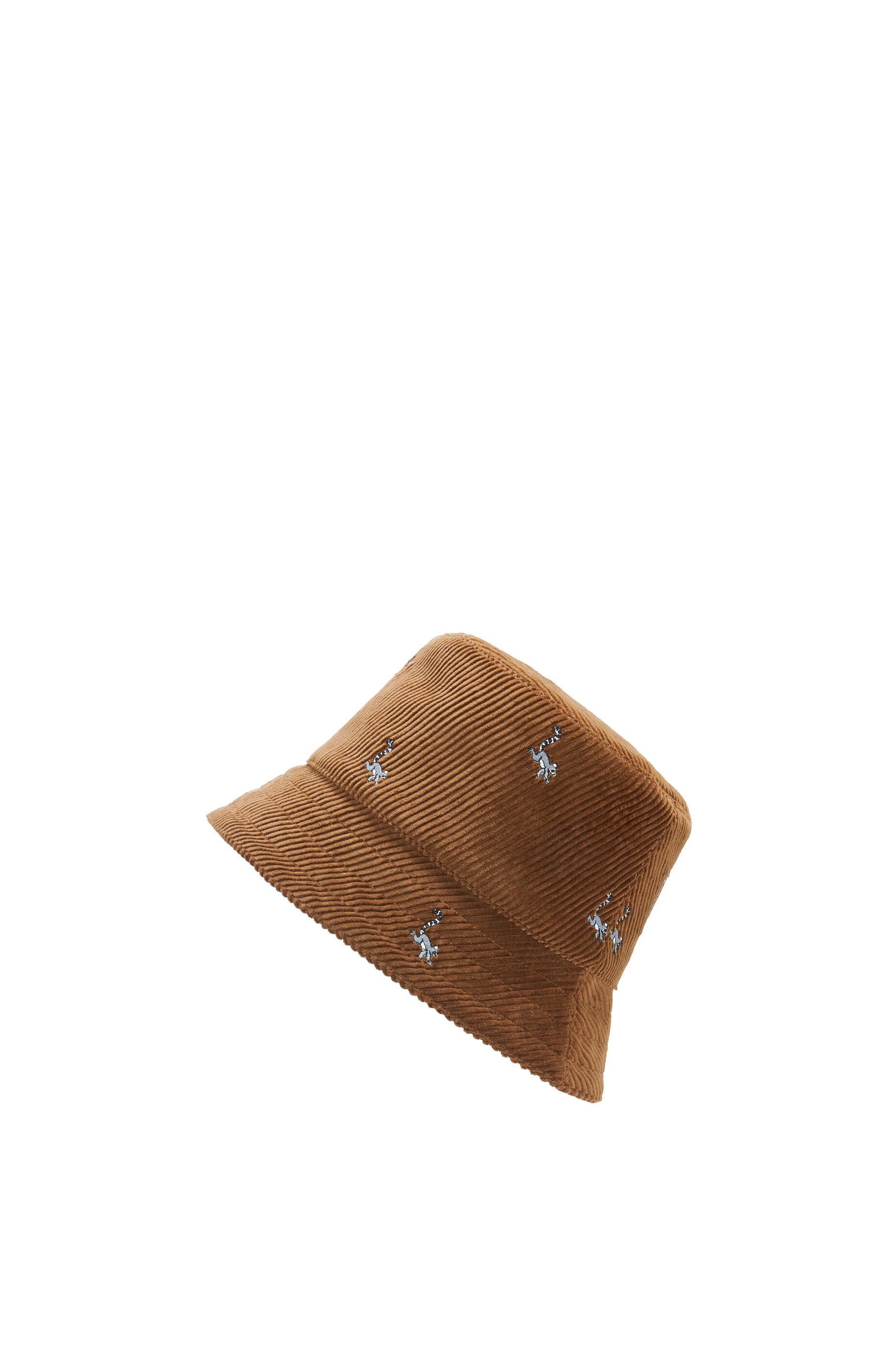 LOEWE〔LEMUR バケットハット〕 Loewe Lemur bucket hat in cotton corduroy | REVERSIBLE