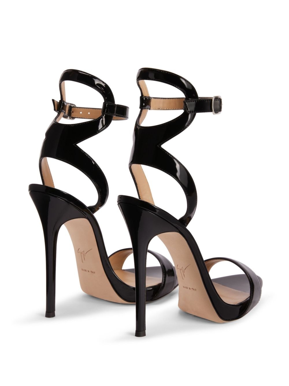 Gwyneth 120mm leather stiletto sandals - 3