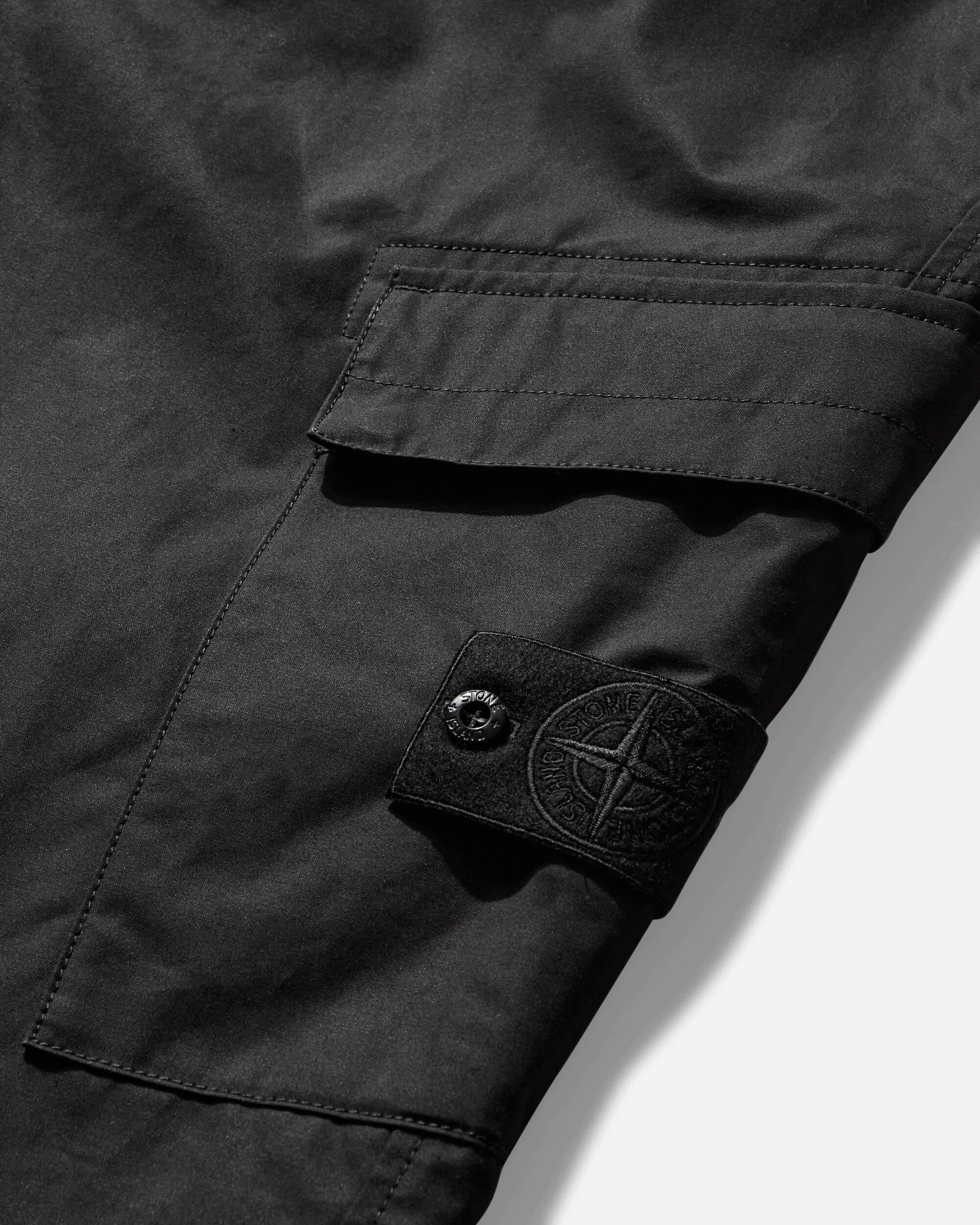 Men's Ghost Cotton Canvas Cargo Pants Black - 4