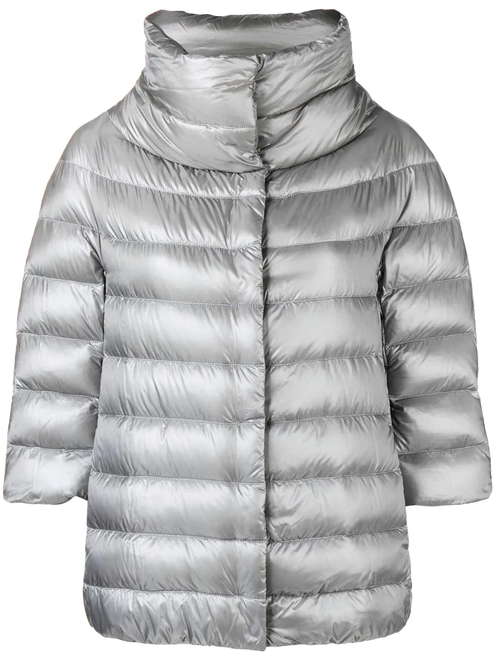 zipped padded jacket - 1