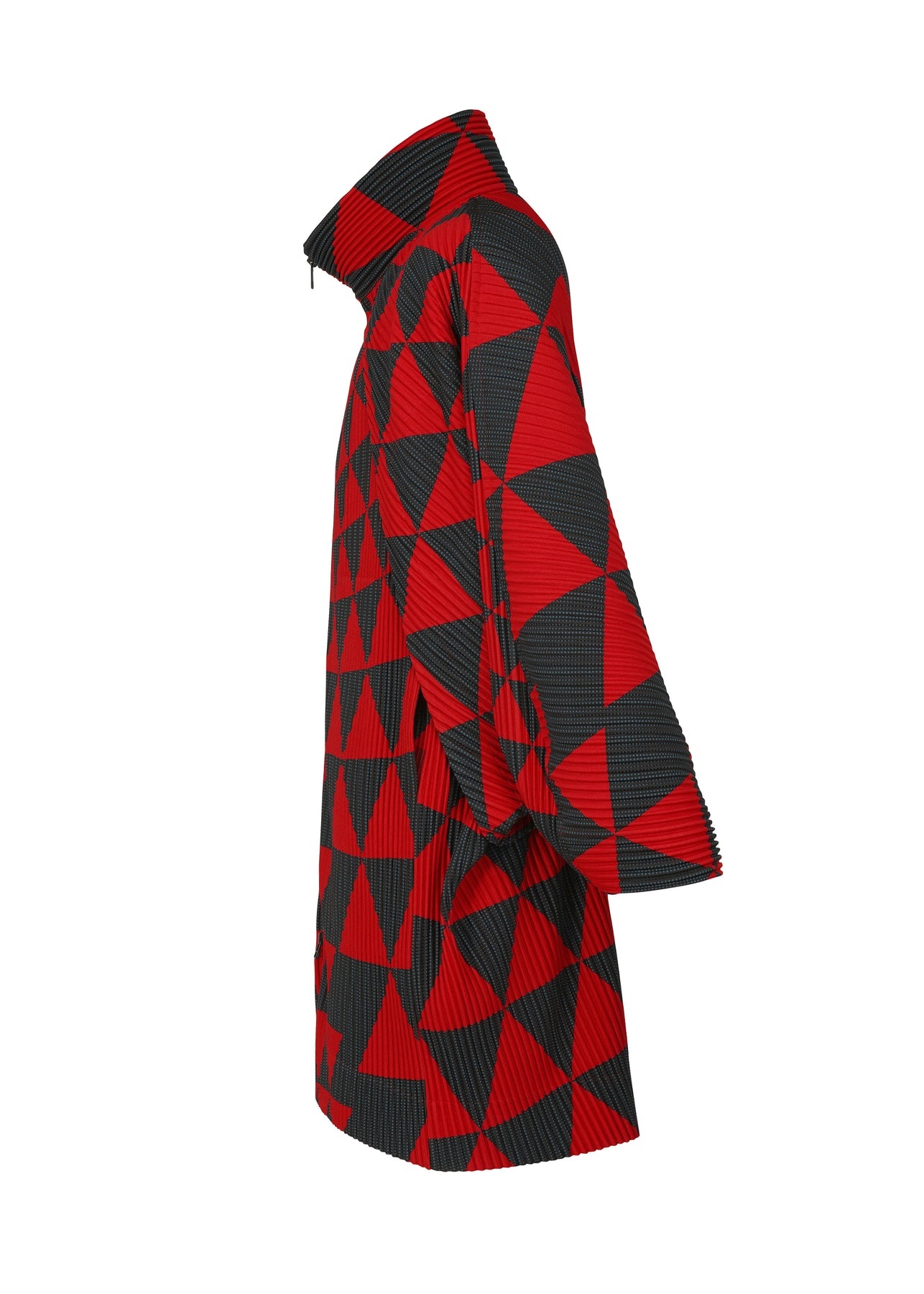TRIANGULAR GRID COAT - 3