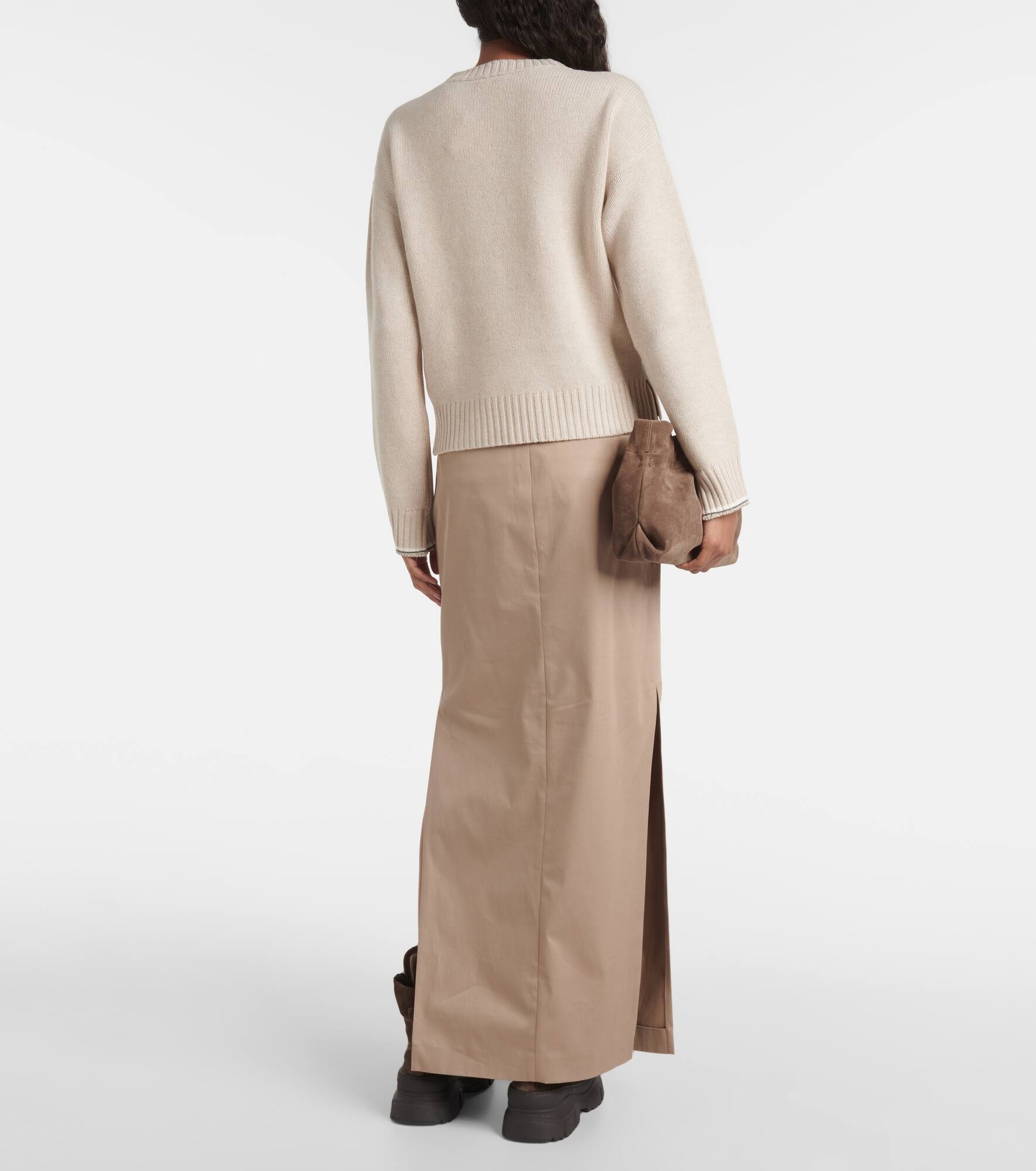 Wool, cashmere, and silk sweater - 3