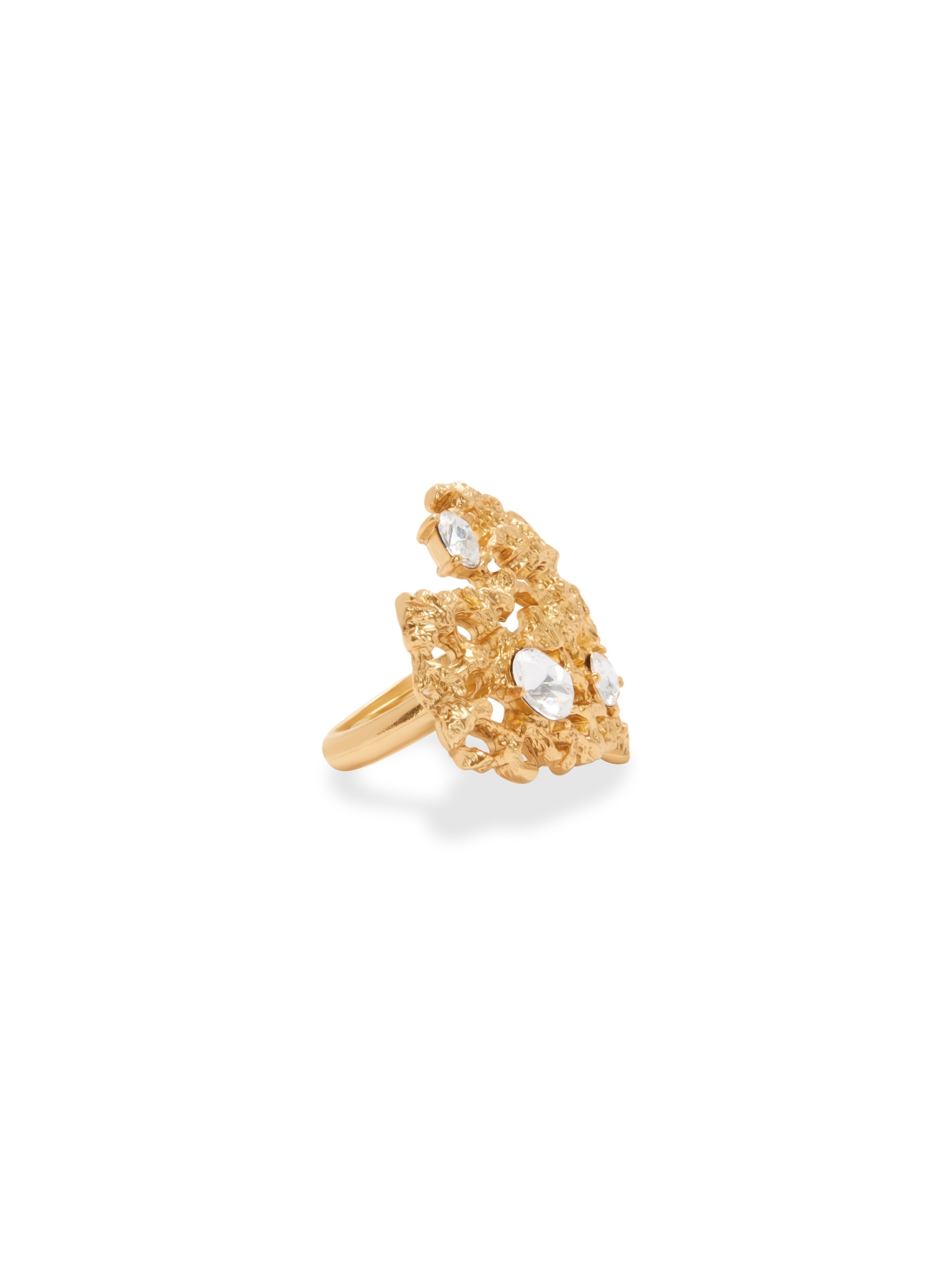 CORAL HEART RING - 3