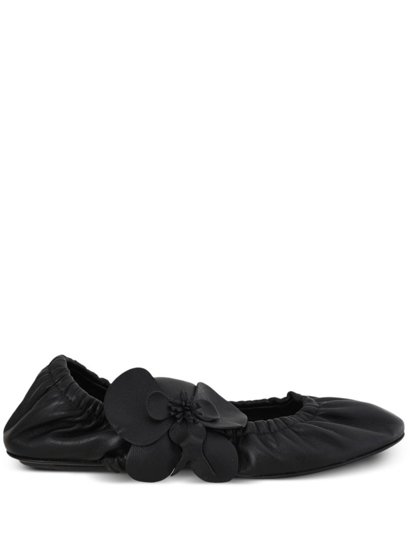 Orchid ballet flats 1
