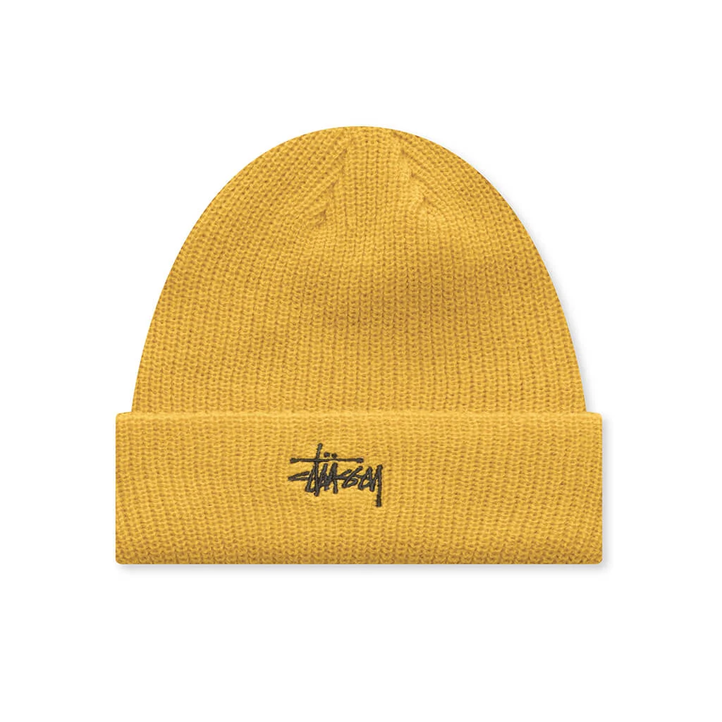 BASIC CUFF BEANIE - HORNET YELLOW - 1