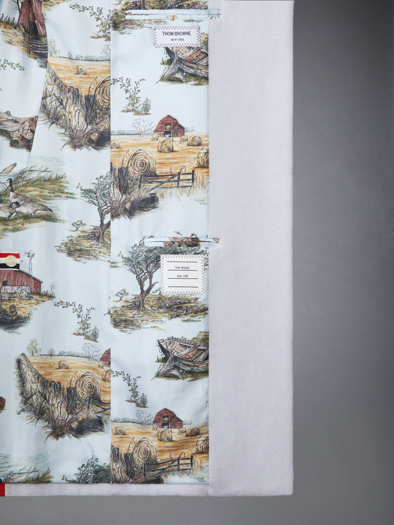 SCENIC TOILE APPLIQUE BAL COLLAR OVERCOAT 7
