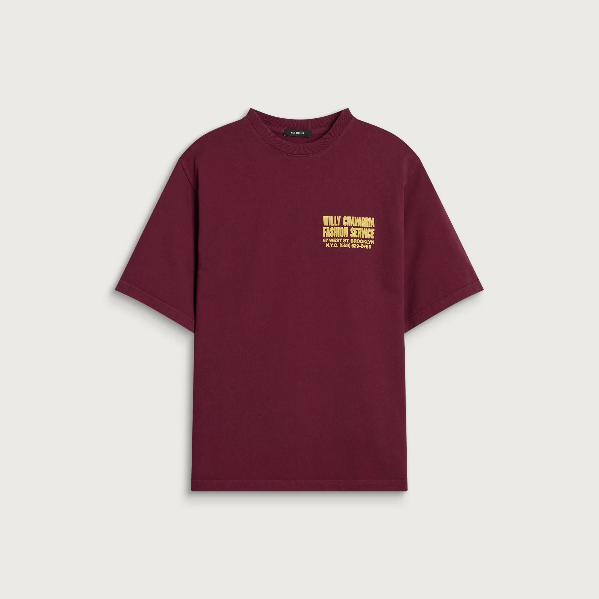 Willy Chavarria Willy Chavarria Fashion Services Standard T- - 1