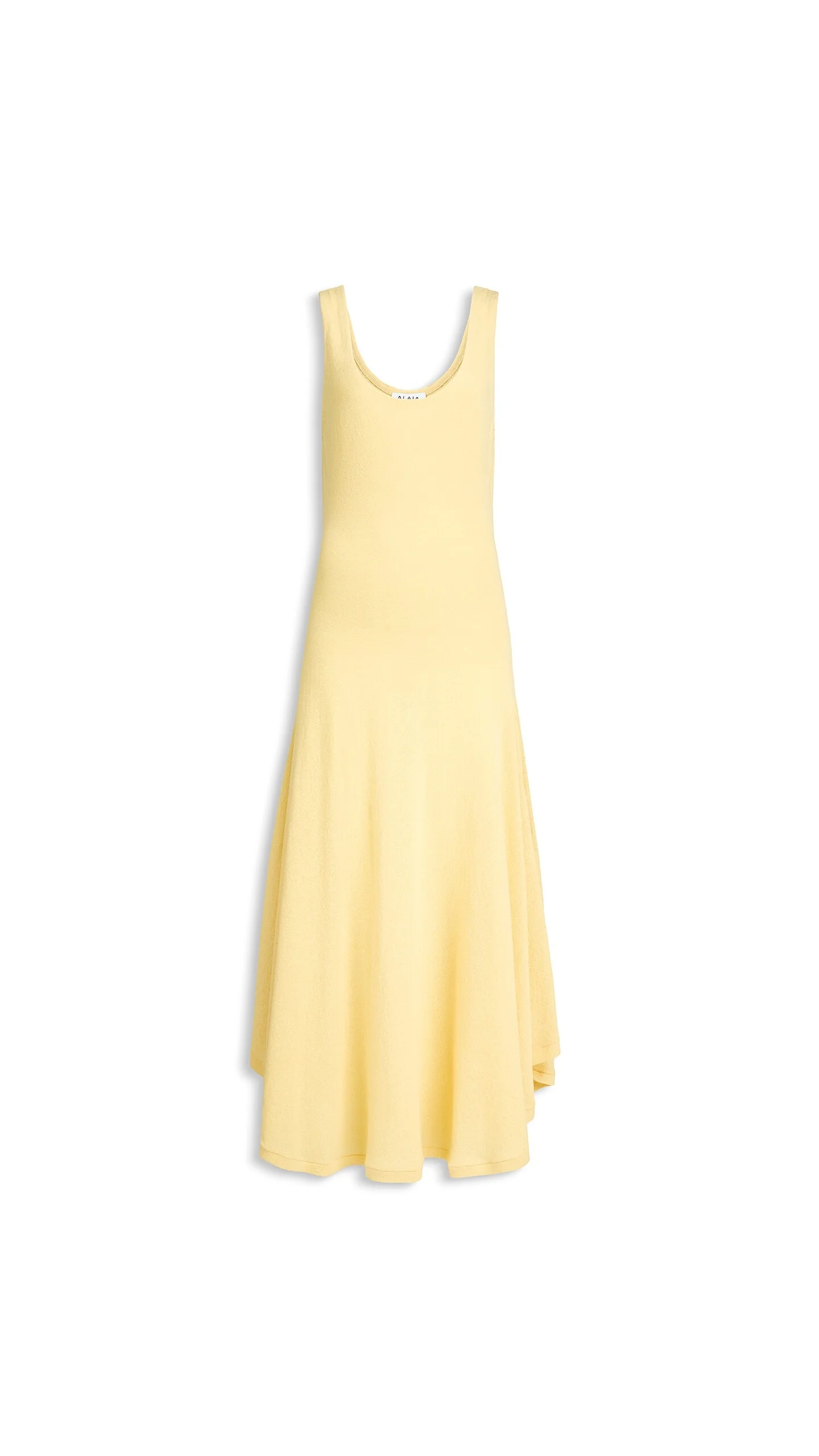 ASYMMETRIC COTTON CREPE DRESS - 1