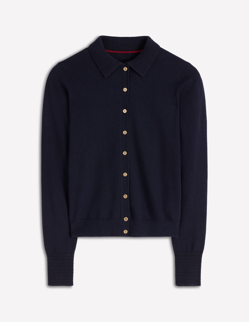 Briony Stitch Cardigan-Navy 6