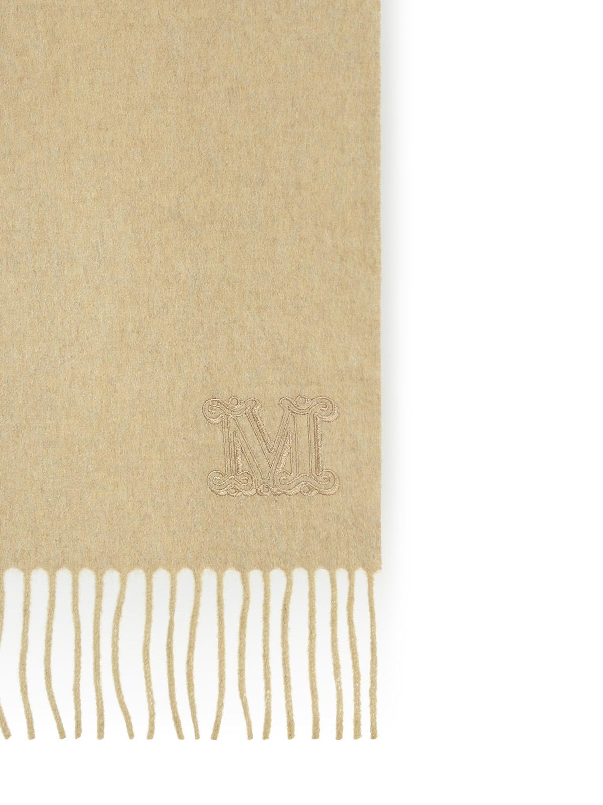 Max Mara 'Wsdalia' Beige Cashmere Scarf Woman - 3