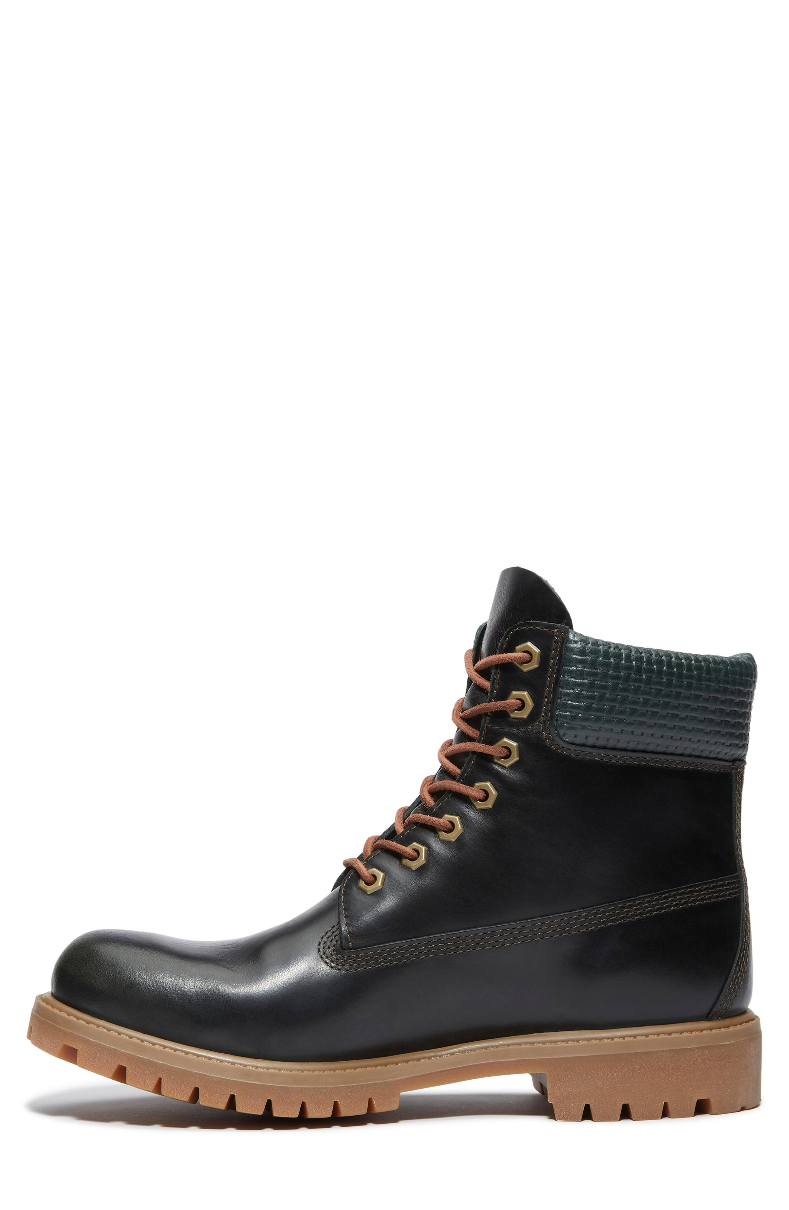 Timberland Premium 6-Inch Waterproof Boot in Dark Green Full Grain at Nordstrom - 7