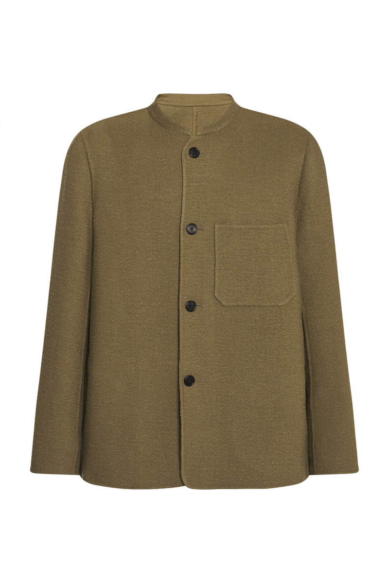 Everett Jacket in Virgin Wool and Linen 1