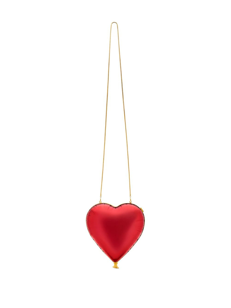 Oscar de la Renta Heart Balloon clutch bag outlook