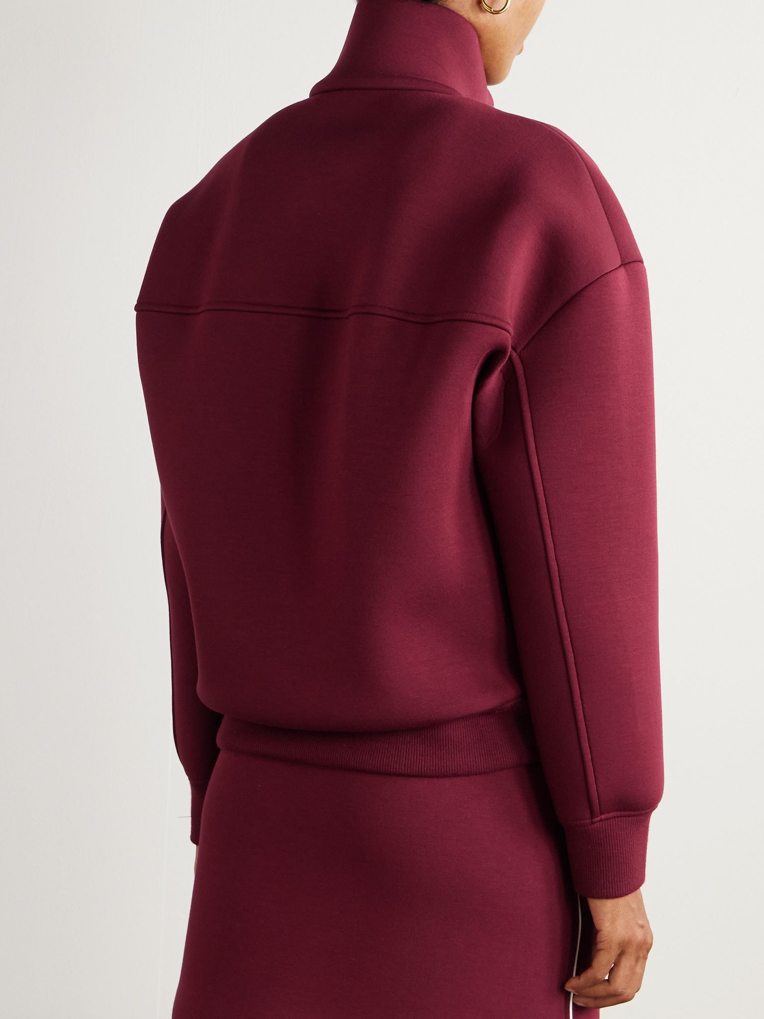 Padded jersey sweatshirt Red - 4