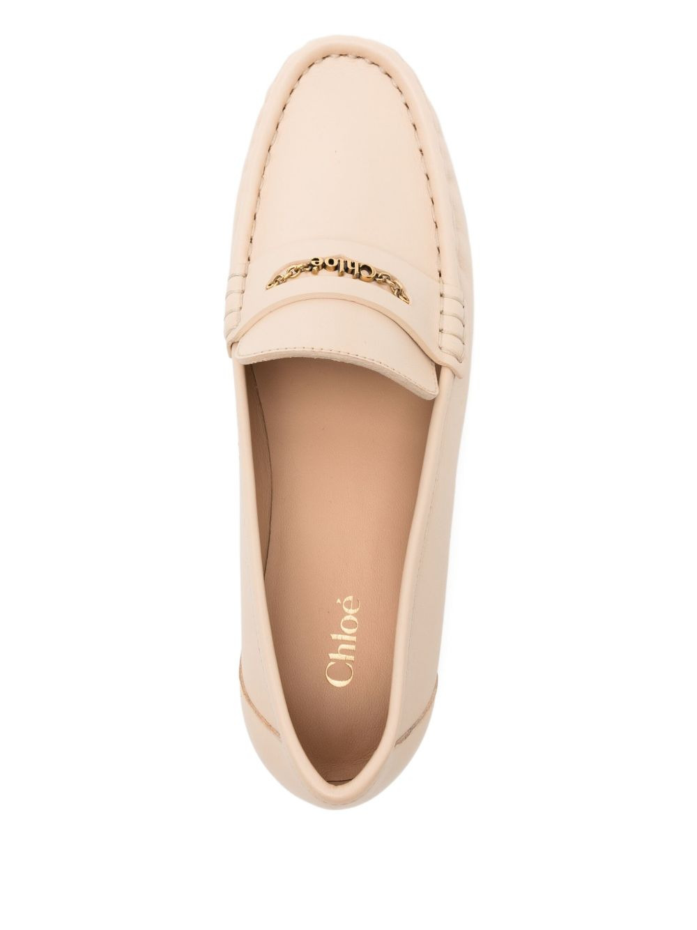 leather penny loafers - 4