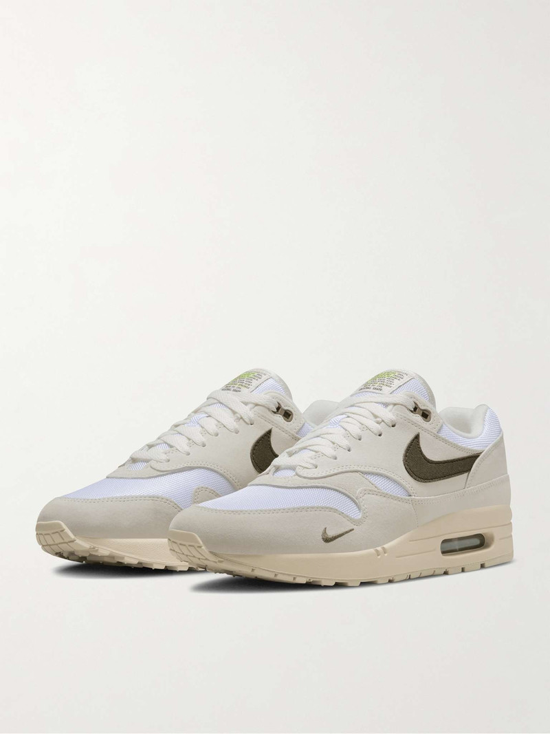Nike Air Max 1 Mesh, Felt and Suede Sneakers outlook