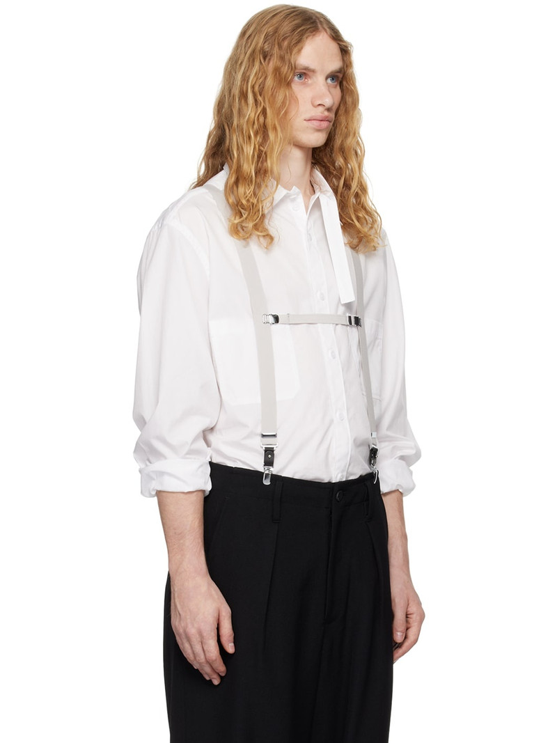 Yohji Yamamoto Off-White Operon 2Way Suspenders outlook