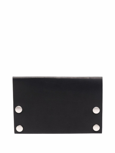 Jil Sander stud-embellished wallet outlook