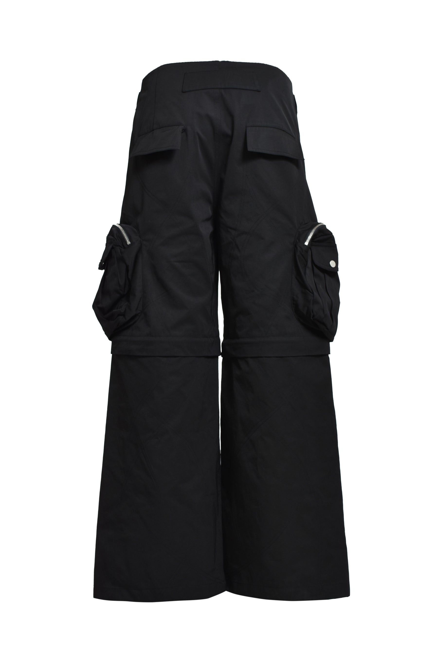DIFFRACTION CONVERTIBLE CARGO TROUSERS / BLK - 6