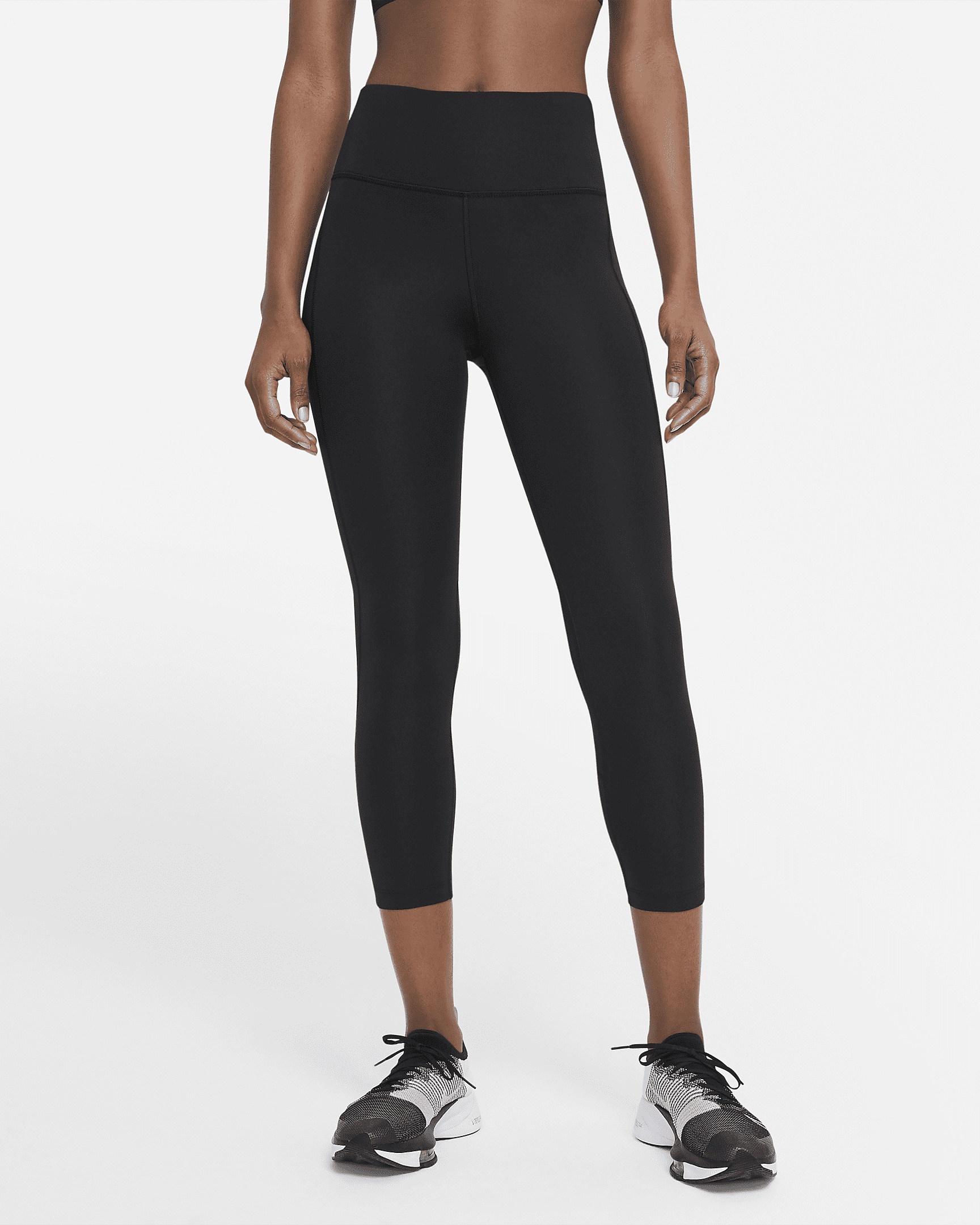 Nike Fast Women's Mid-Rise Crop Running Leggings - 1