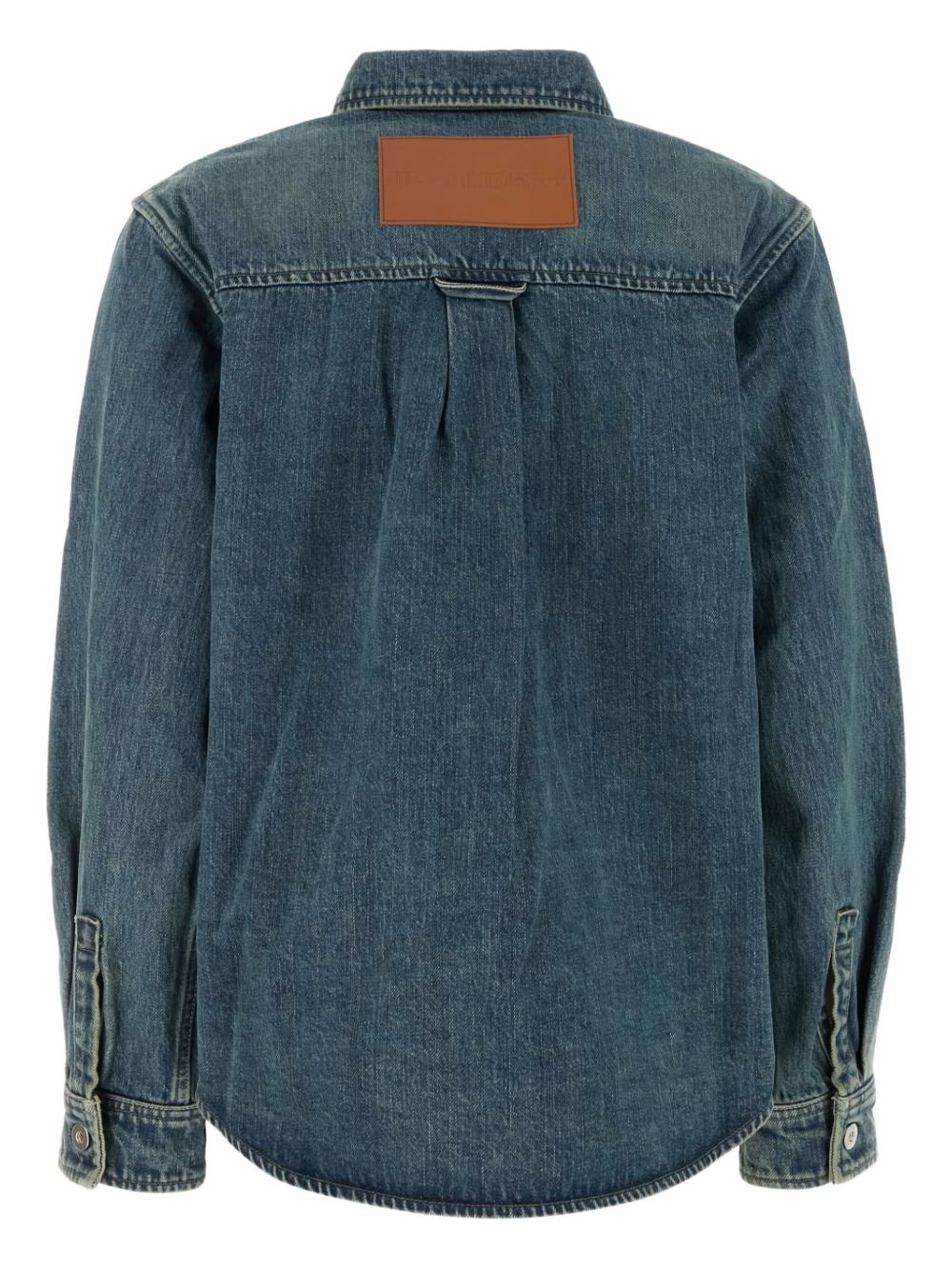 denim oversized shirt - 2