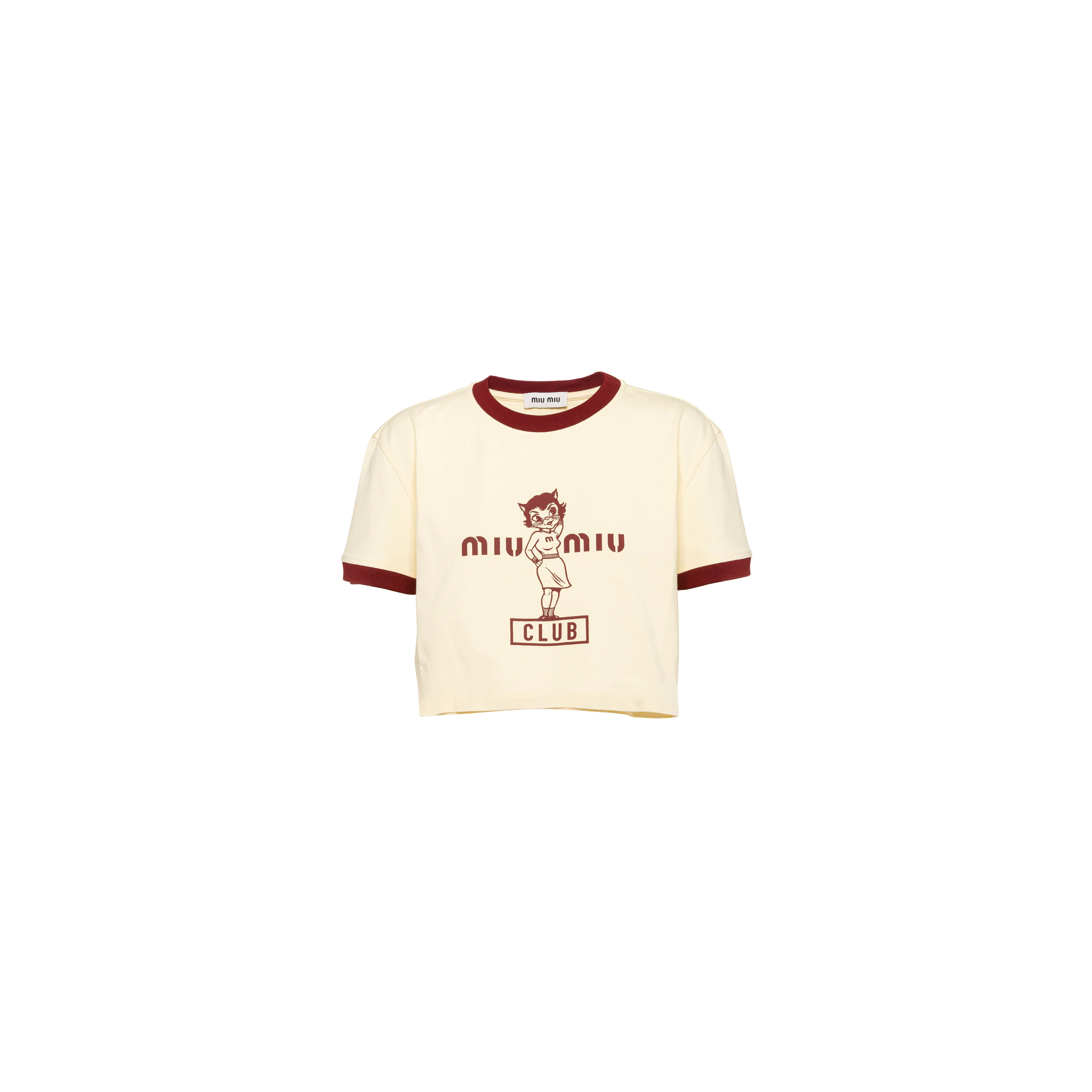 Printed cotton T-shirt - 1