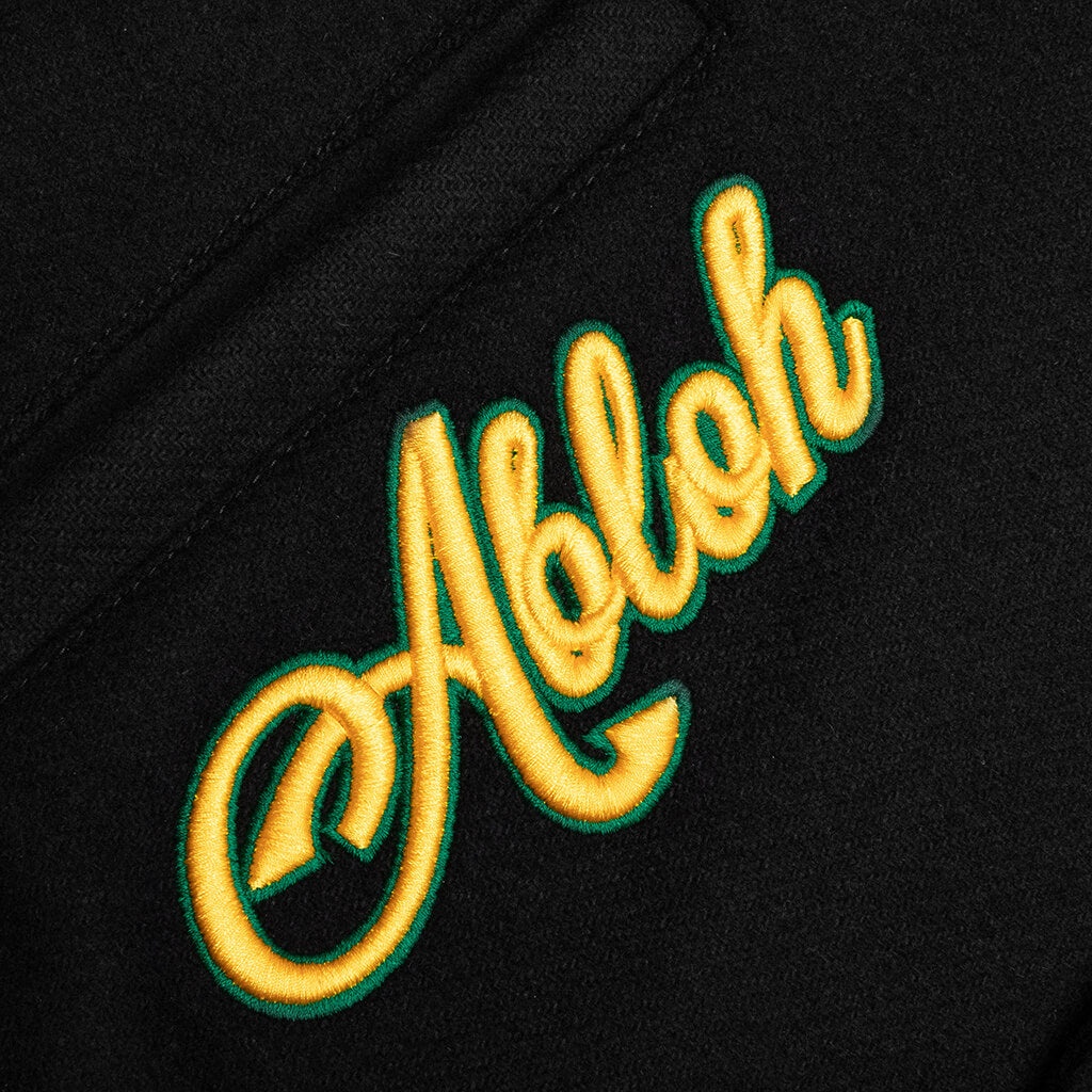 GRAPHICS LEATHER VARSITY - BLACK/YELLOW - 4