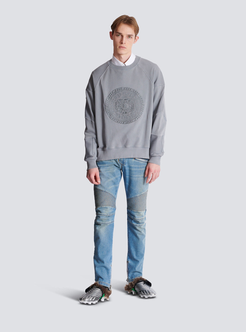Balmain Embroidered Balmain Médaille sweatshirt outlook