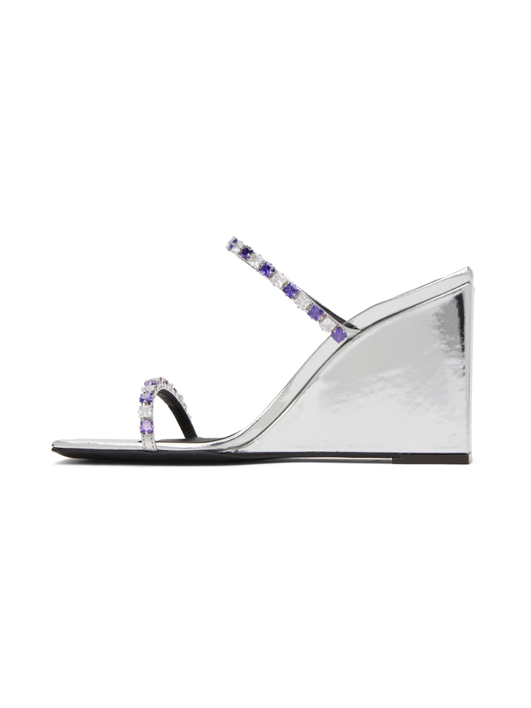 Silver Shangay Heeled Sandals - 3