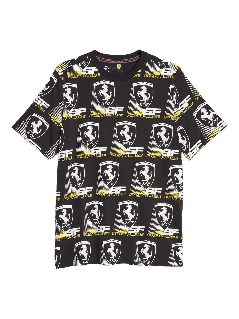 x Ferrari logo-print T-shirt - 1