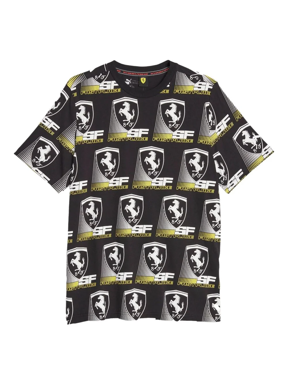 x Ferrari logo-print T-shirt - 1
