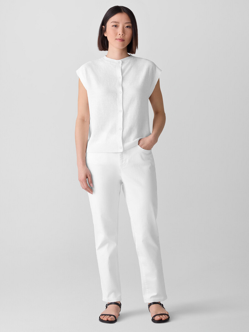 Garment-Dyed Organic Cotton Denim Slim Jean 6