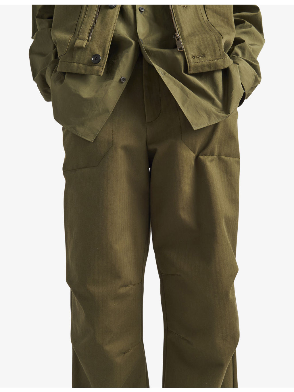 Straight-leg regular-fit cotton trousers - 3