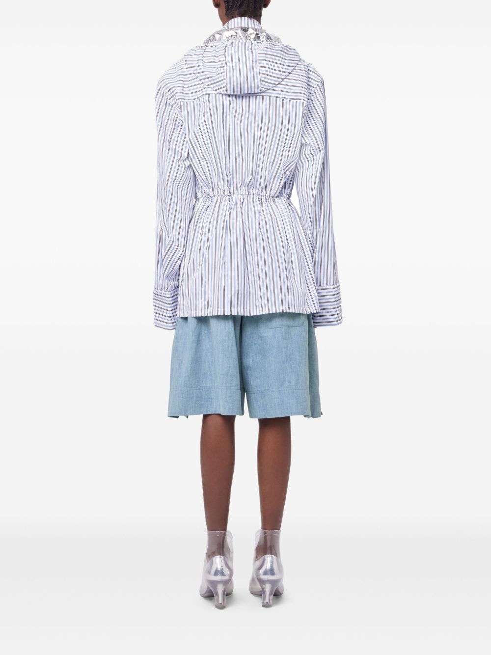 striped hooded jacket - 6