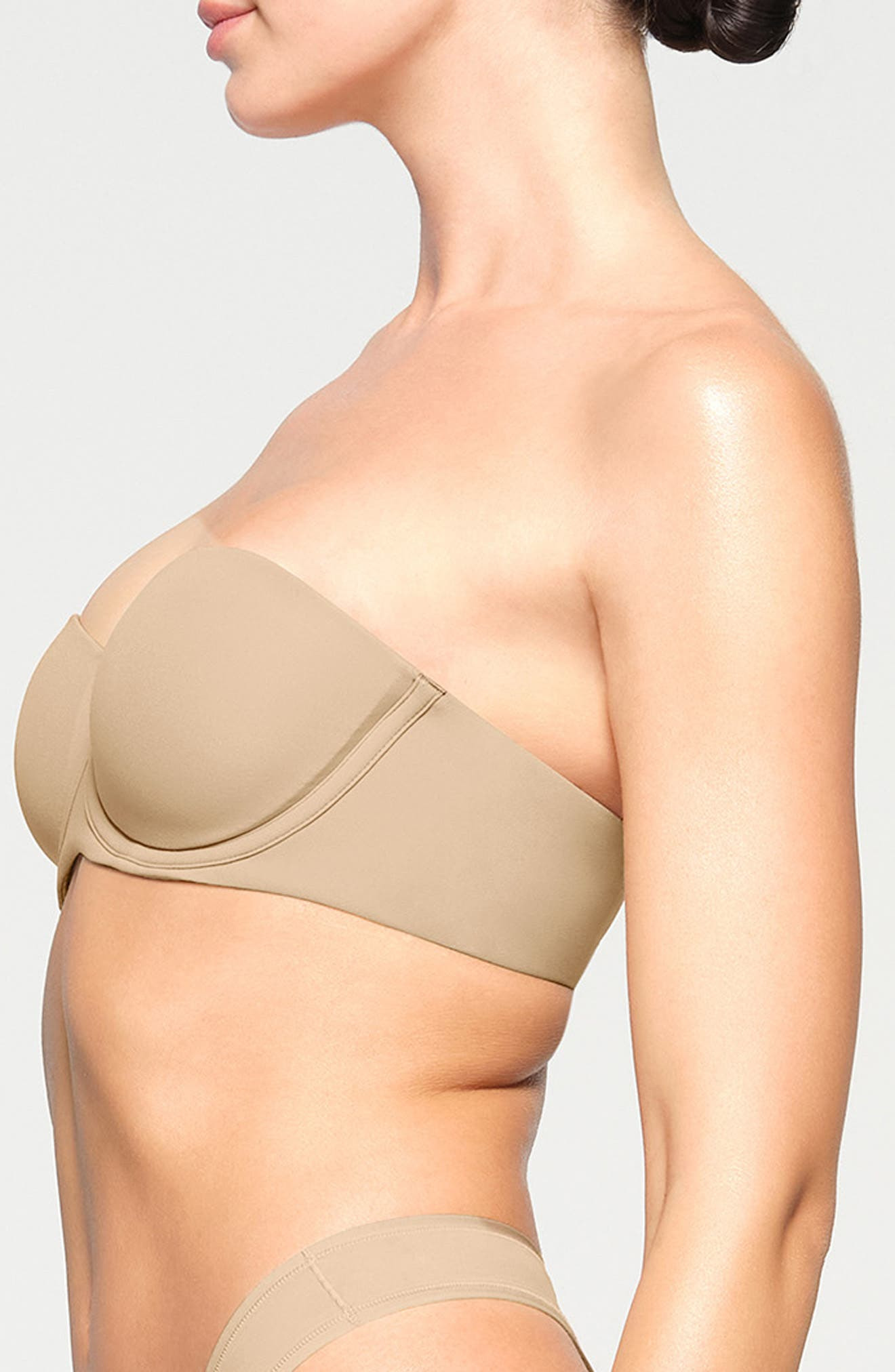 SKIMS Fits Everybody Strapless Bra in Clay at Nordstrom - 3