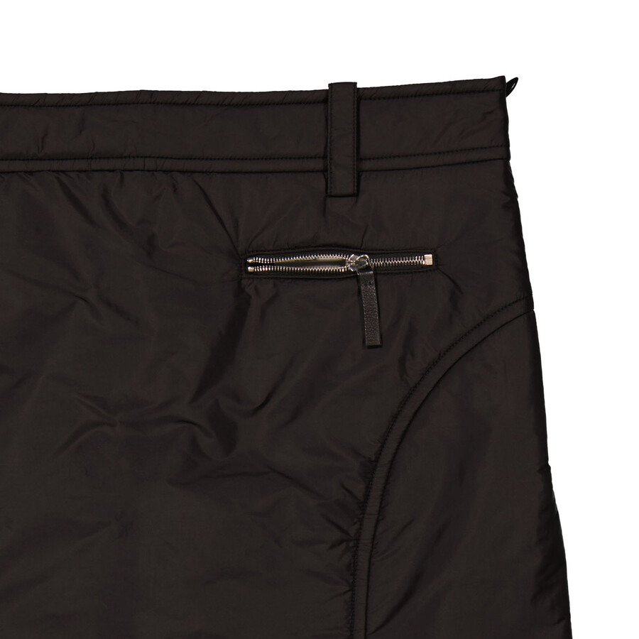 Khaite Ladies Black Mitsi Kjol Padded Mini Skirt - 6