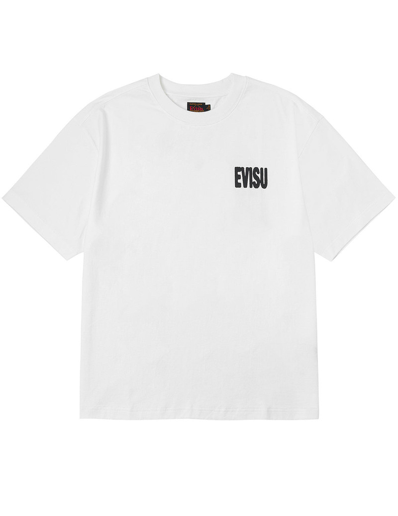 Graffiti-style Daicock Print Relax Fit T-shirt - 1