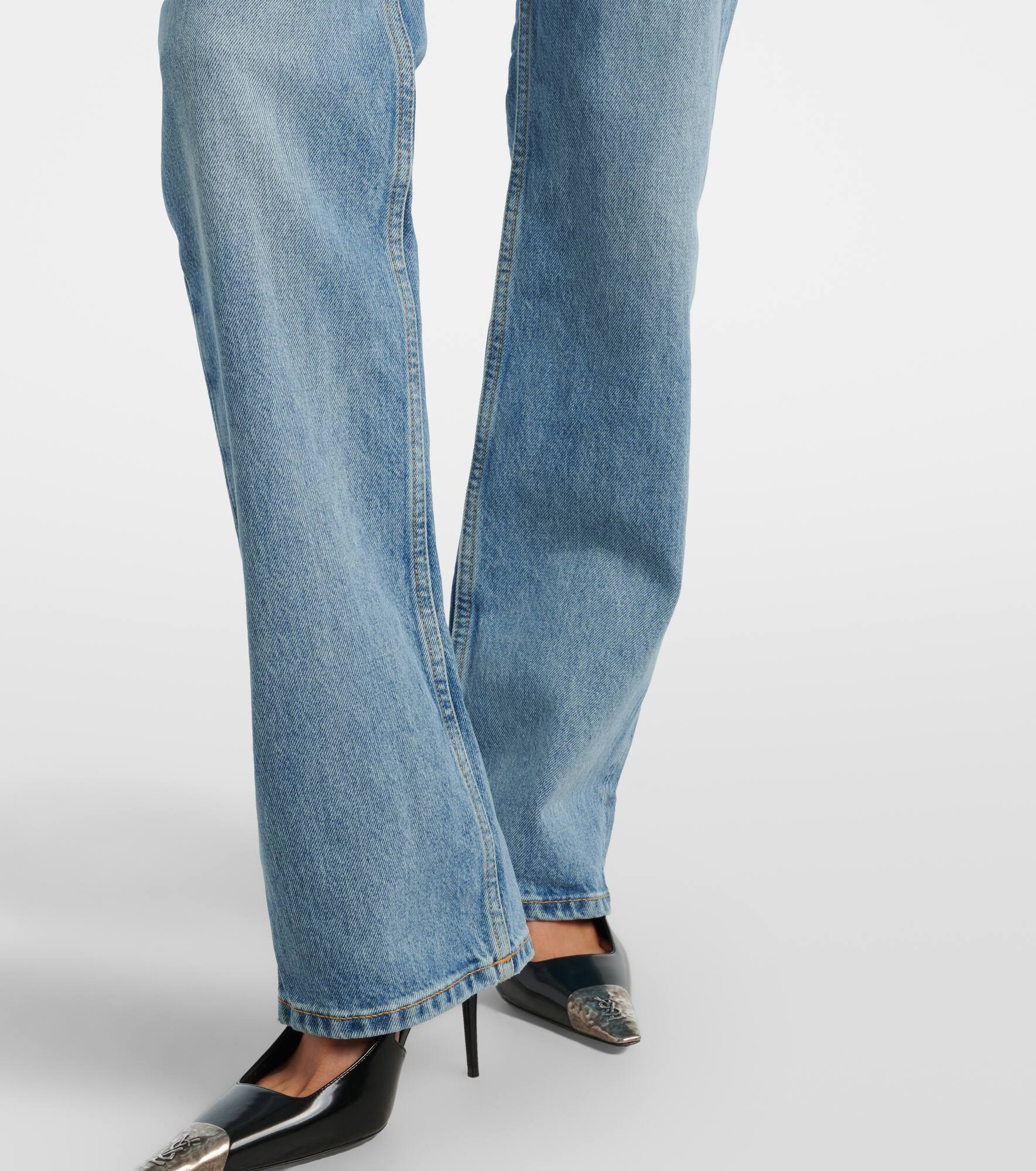 Mid-rise bootcut jeans - 5