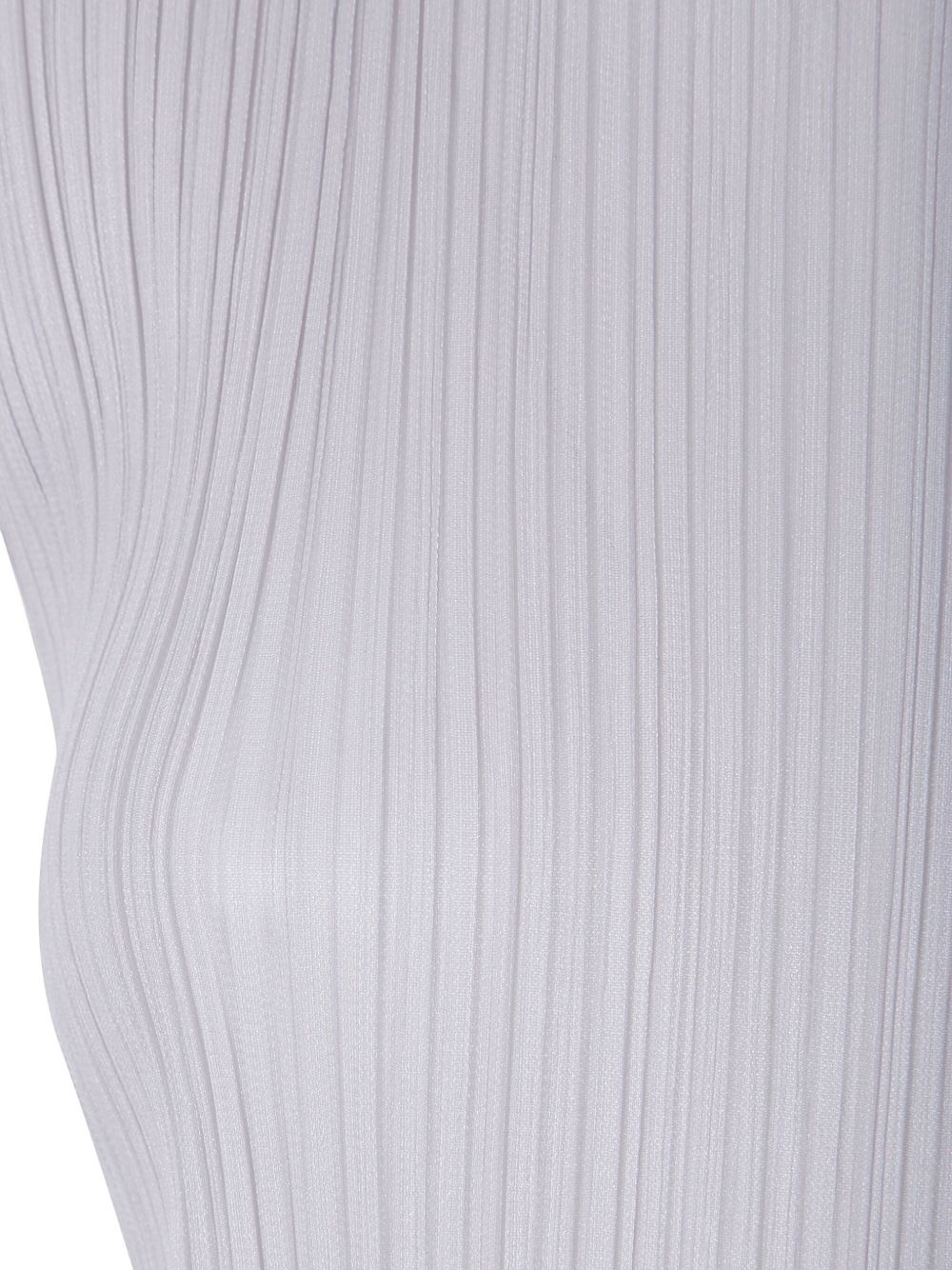 plissé-effect midi dress - 3